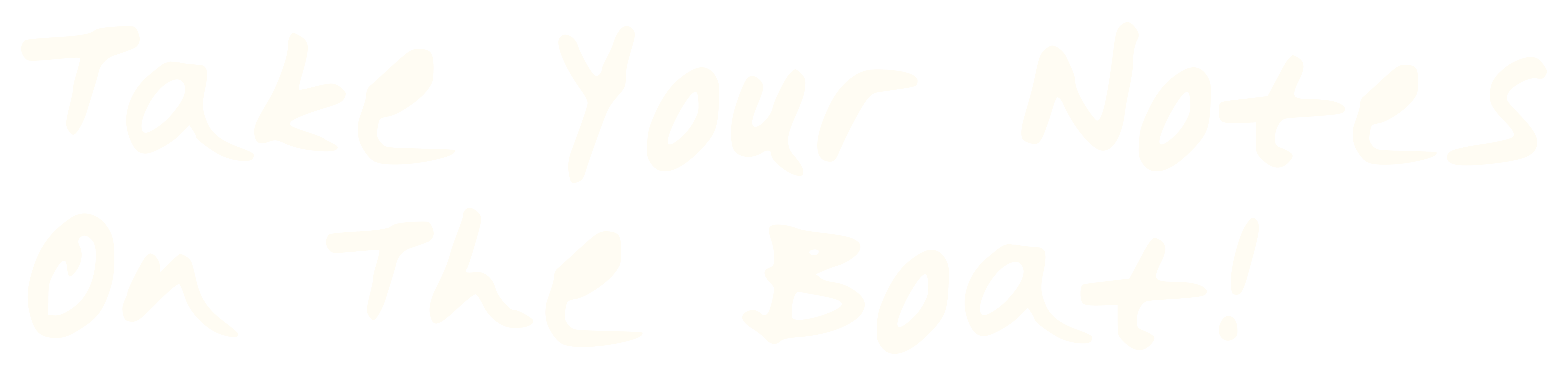 Take Your Notes On The Boat!