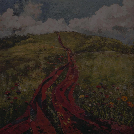 The single cover for Tiffany Hudson's latest single release, "The Wonderful Blood," available now.