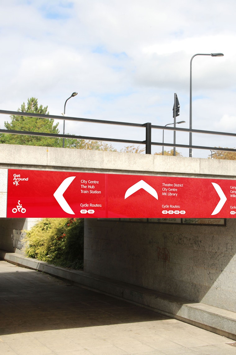 Underpass - Wayfinding proposal Milton Keynes Council