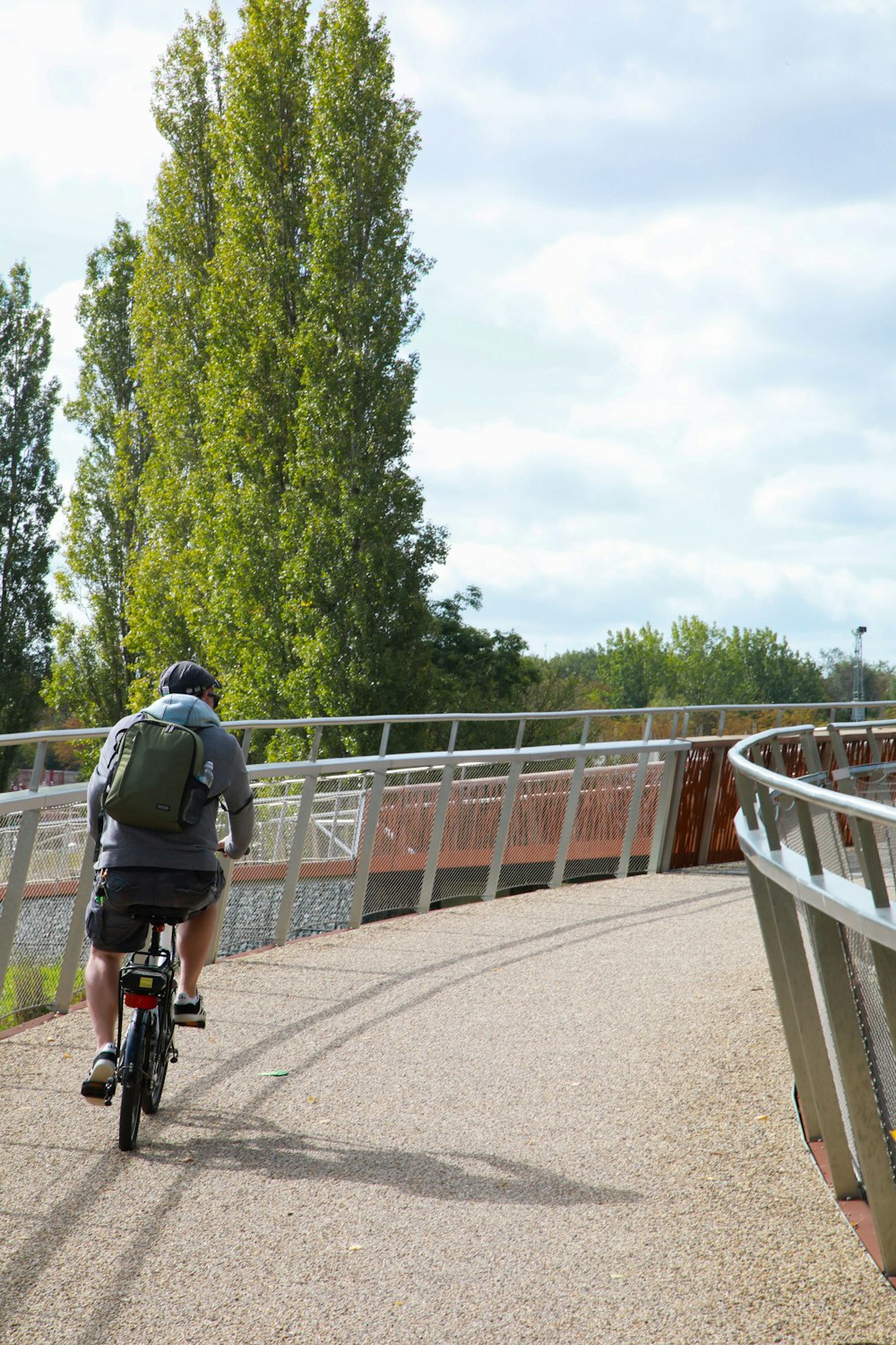 Cycling in park