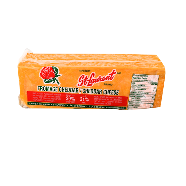 Fromage cheddar jaune