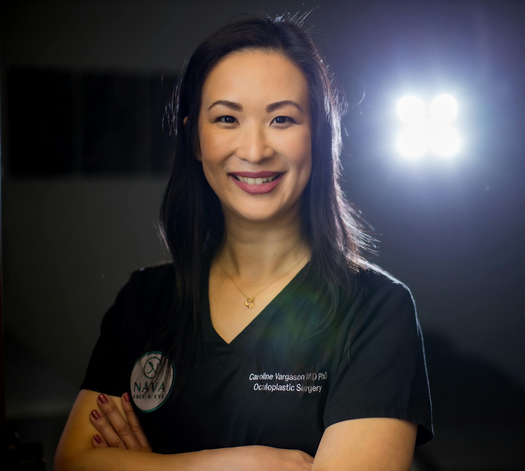 Dr. Vargason standing in an OR