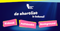 Banner van Renew the Book met daarop de namen van de shortlist: iksbook, pathbooks en bookground