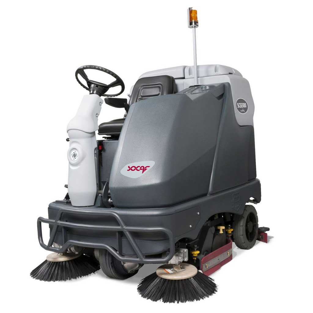 Lavapavimenti uomo a bordo industriale a batteria SC 6500 1300