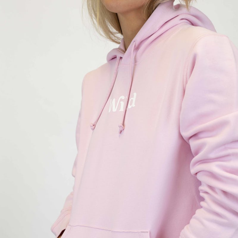 Pastel pink hoodie Clearance