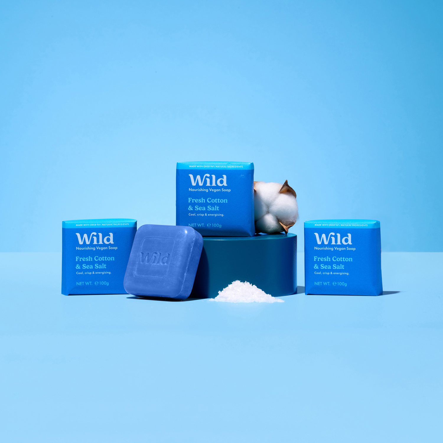 Soap Trio Pack Fresh Cotton & Sea Salt Wild UK