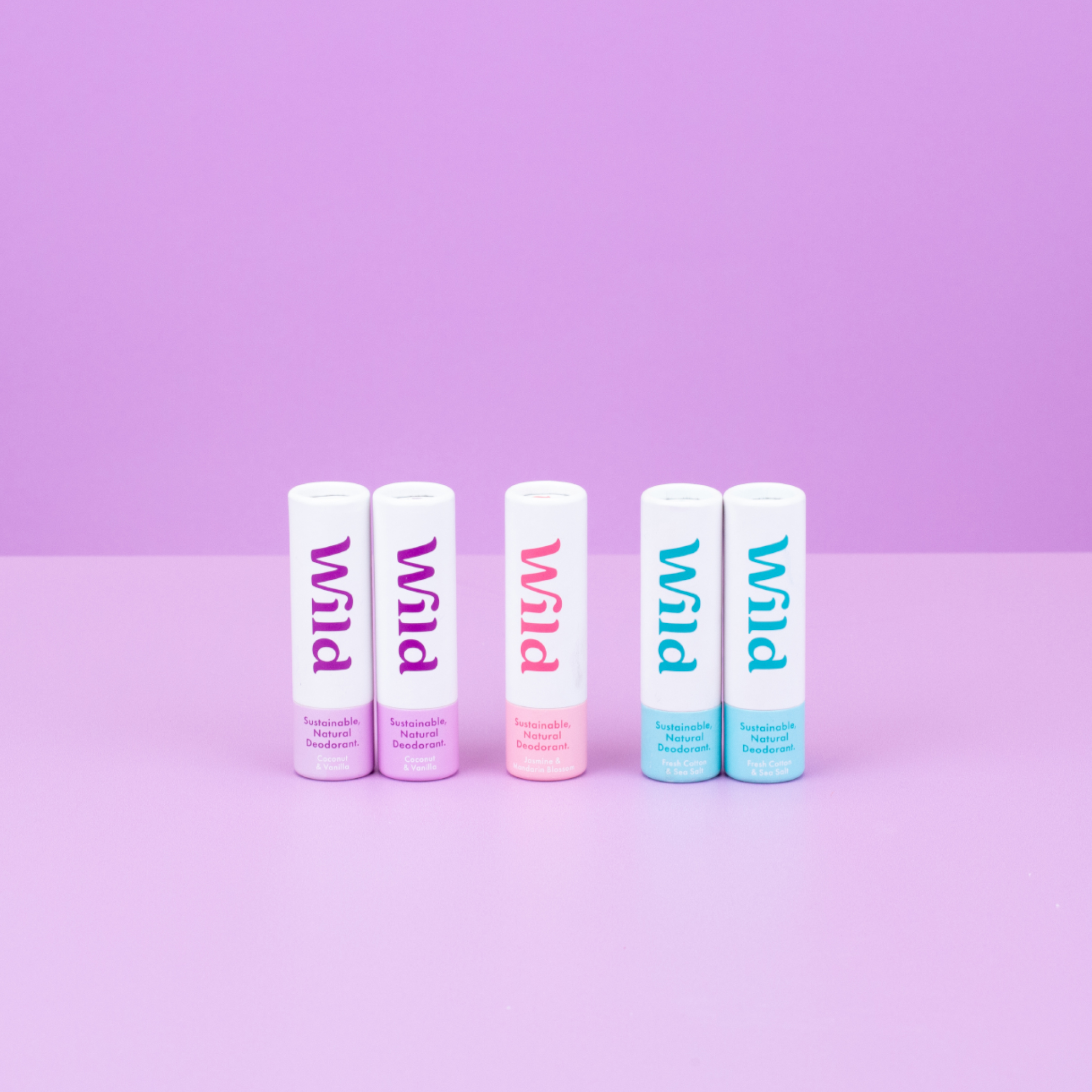 Our Mini TravelSized Natural Deodorants Wild UK