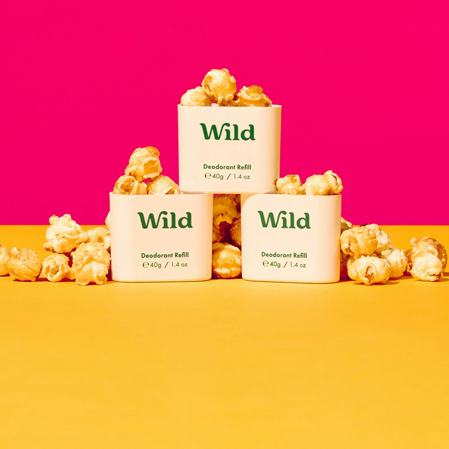 Sensitive Salted Caramel Popcorn Refill Wild UK