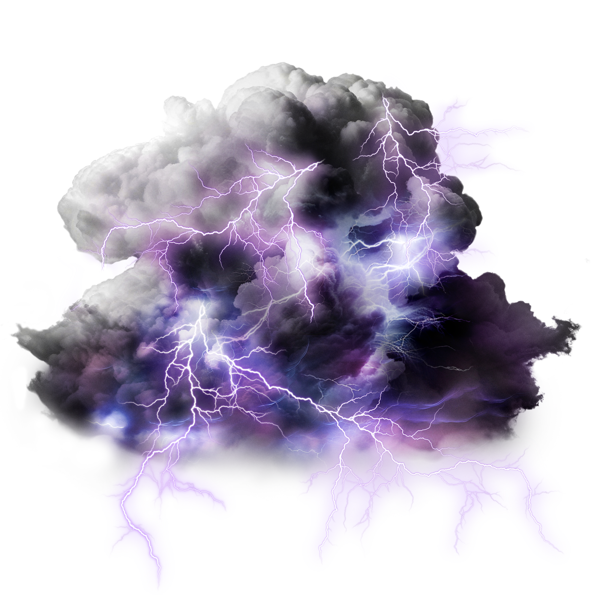 Caption: a black and white photo of a cloud of lightning