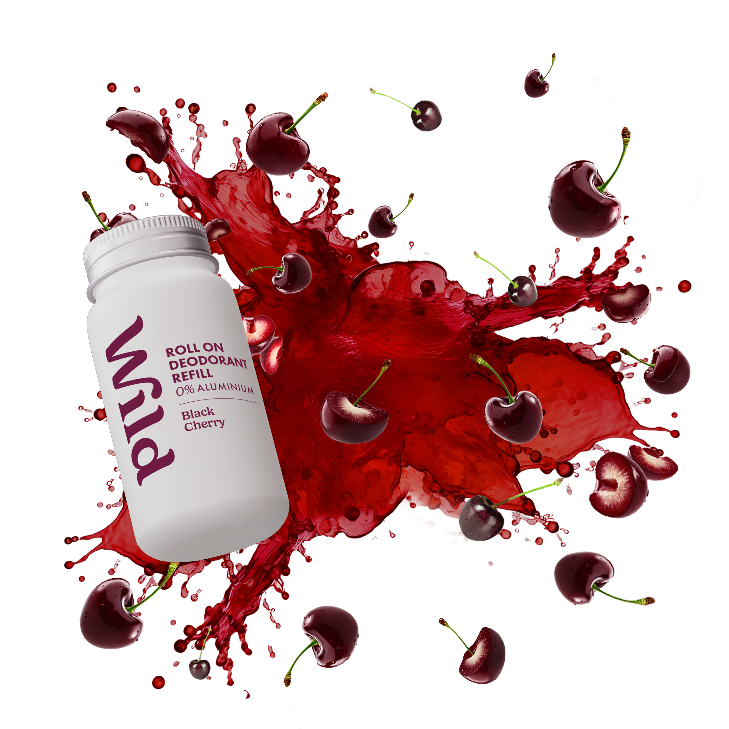 Caption: a bottle of vitamin pill surrounded by cherries