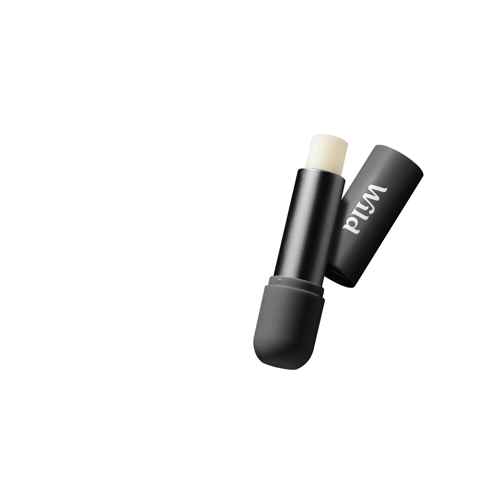 Caption: a close up of a tube of lipstick on a white background