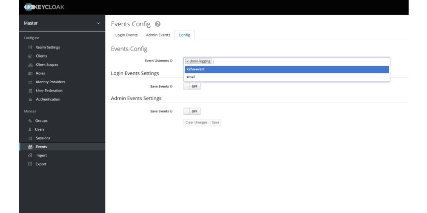 Config keycloak kafka
