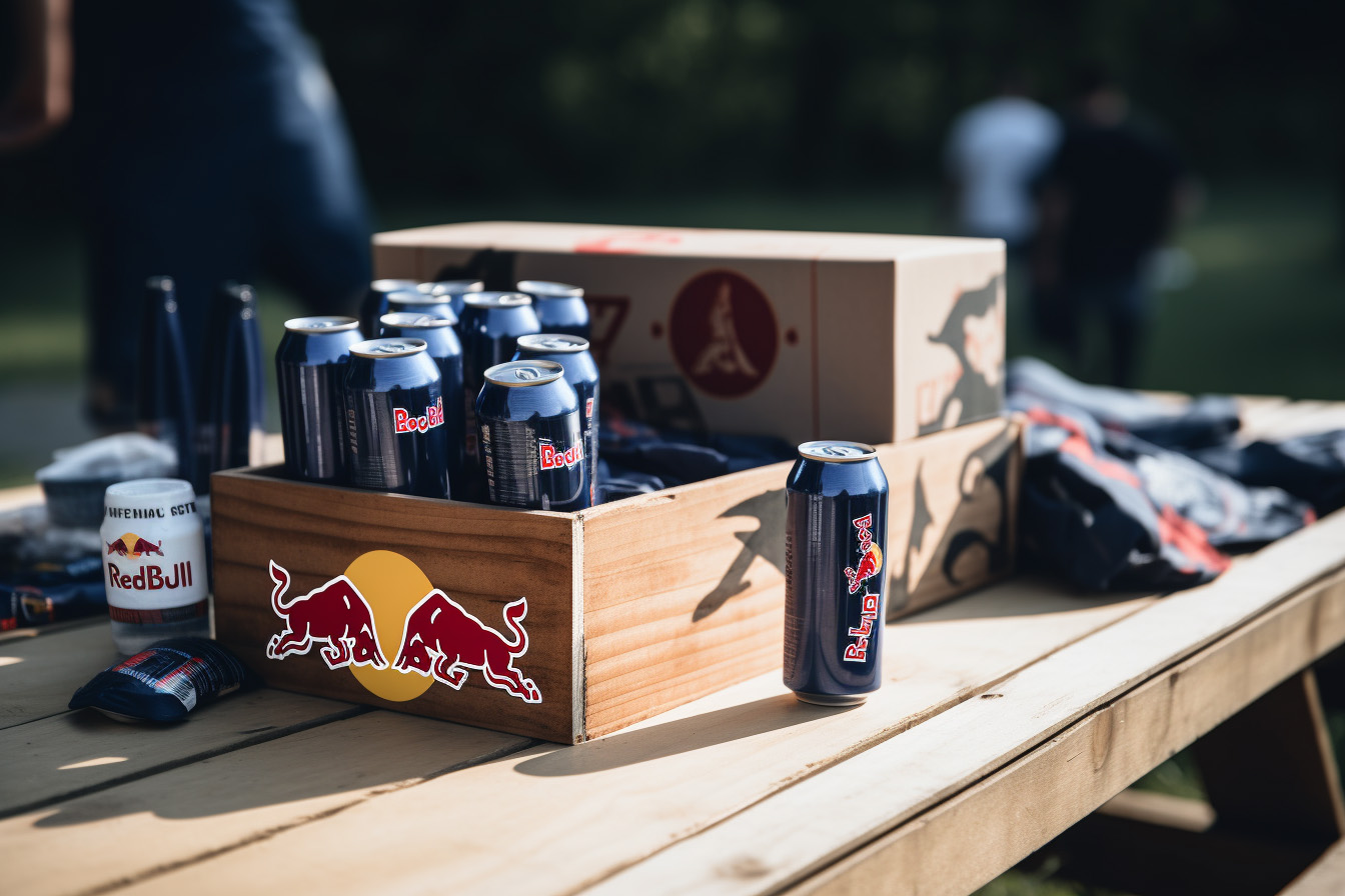 Red bull custom merch box