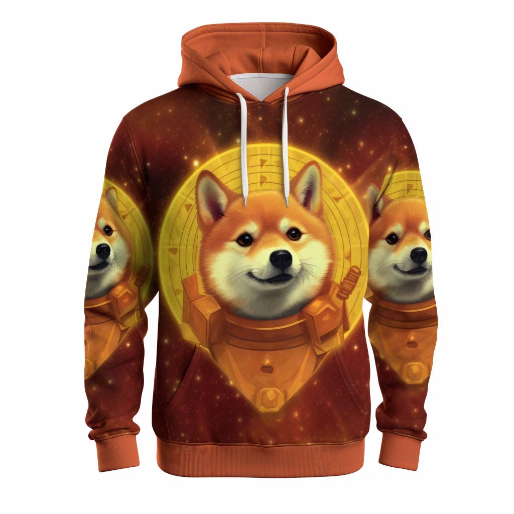 Sublimated Dogecoin hoodie