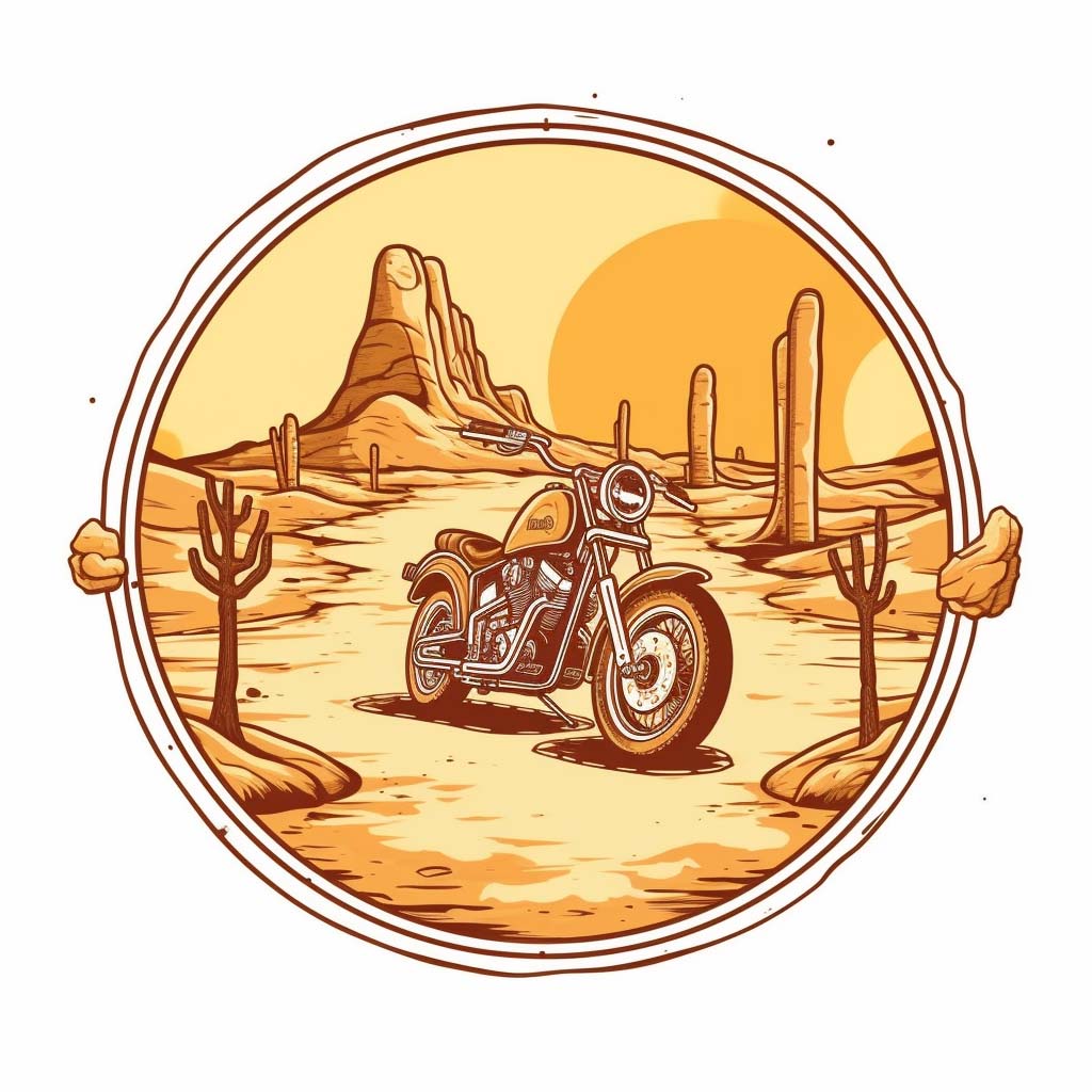 Desert Motorcycle