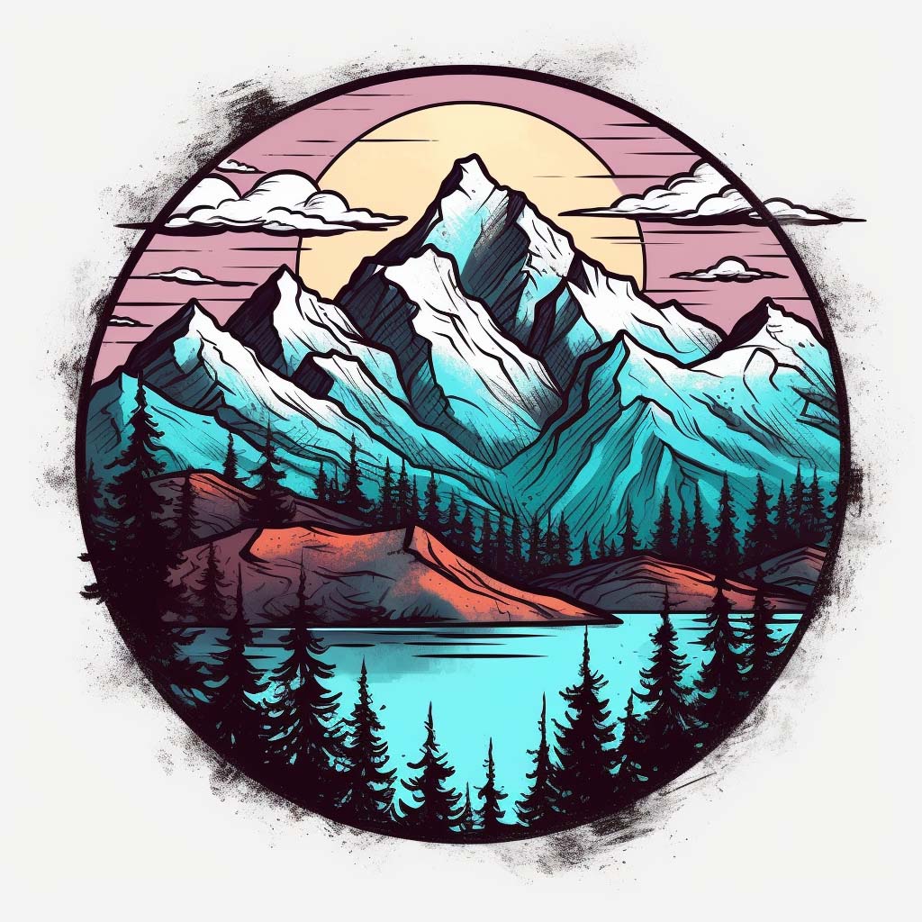 Mountain Landscape Patch