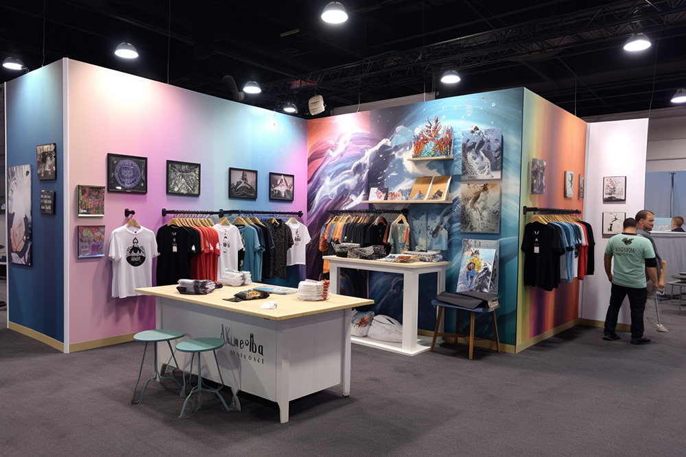 Trade Show Merch Booth