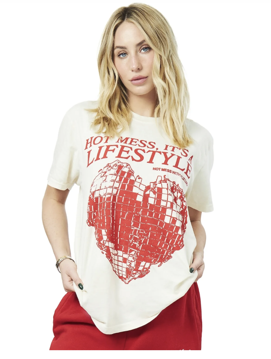 Hot Mess Alix Earle Merch, Alix Earle Merch lifestyle tee, Hot Mess Merch tee, Hot Mess Merchandise