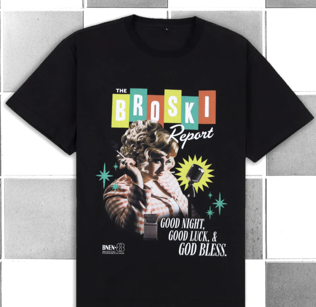 Broski Report Merch, Broski Nation merchandise tee, Brittany Broski merchandise tee