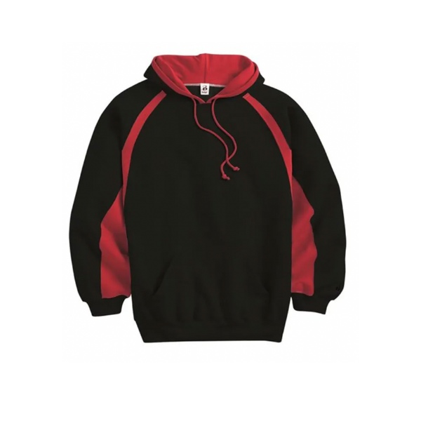 Badger Hook Red Blank Hooded Sweatshirt