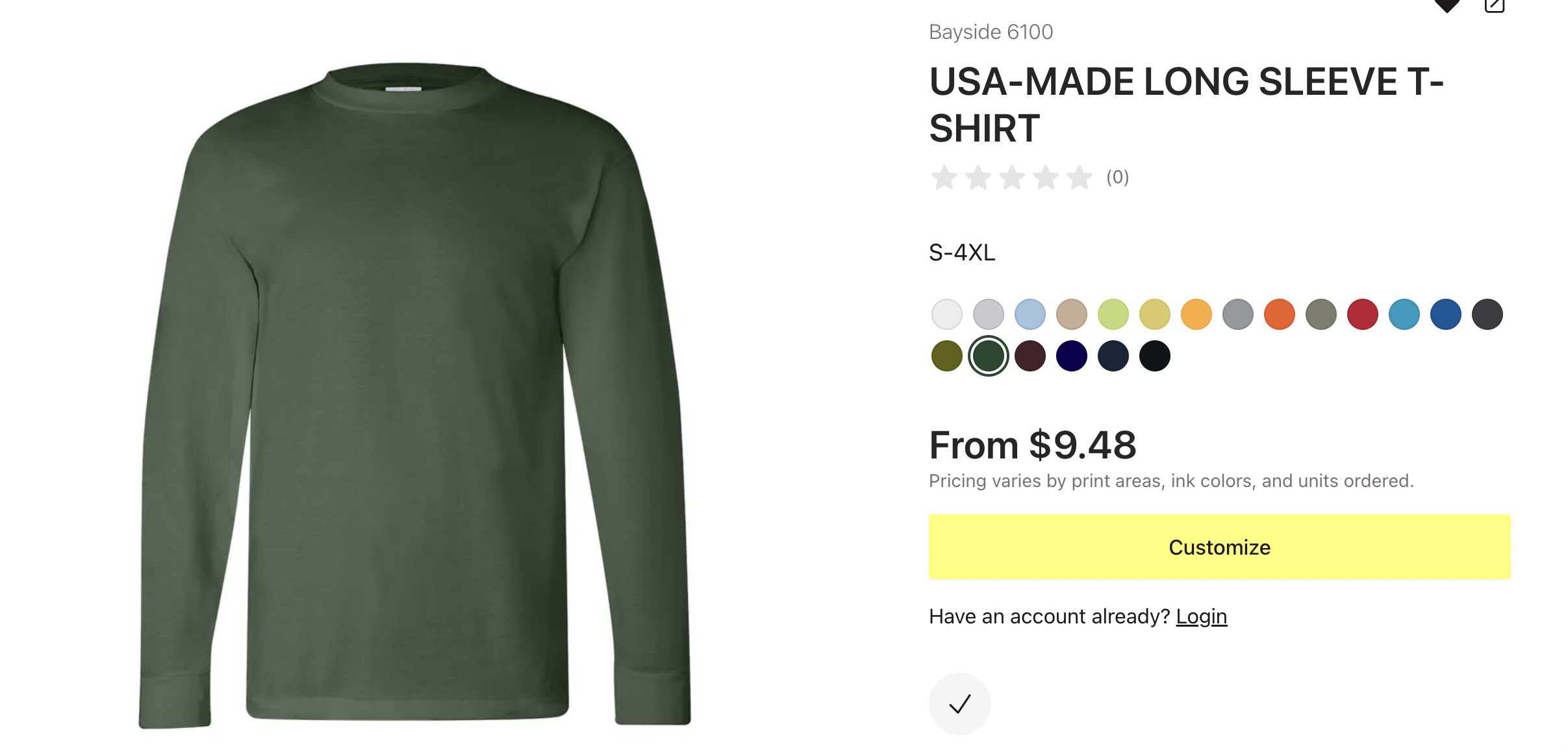 Bayside Long Sleeve T-Shirt