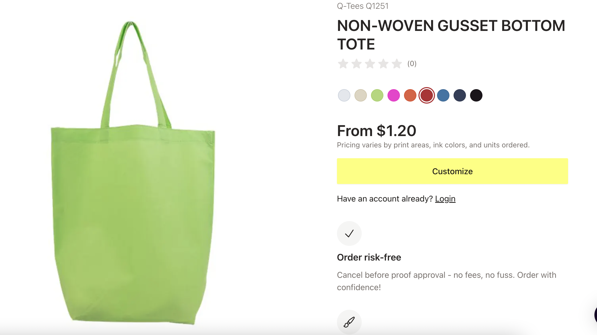 tote as a cost-effective conference giveaway