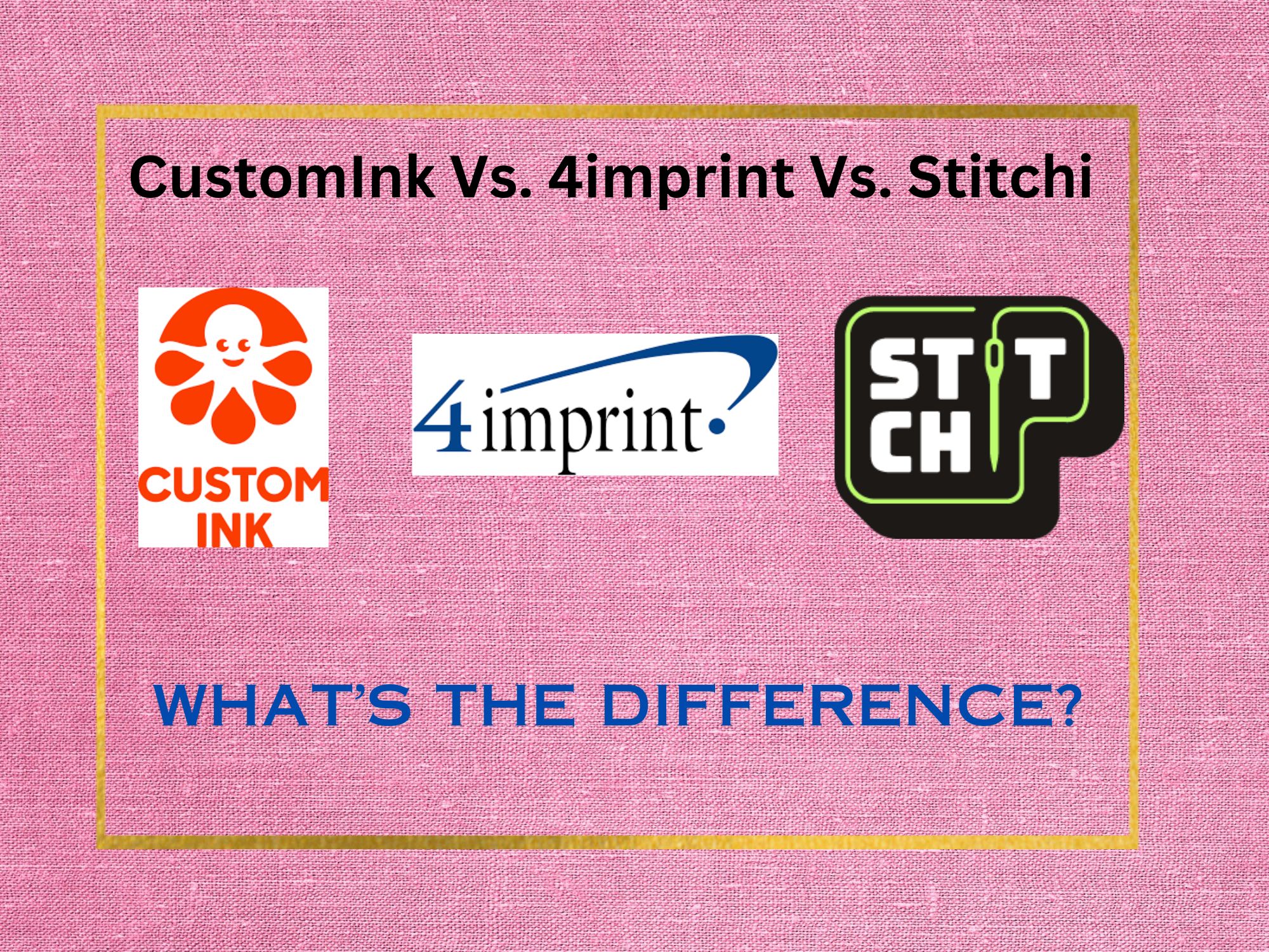4imprint vs customink, customink vs 4imprint