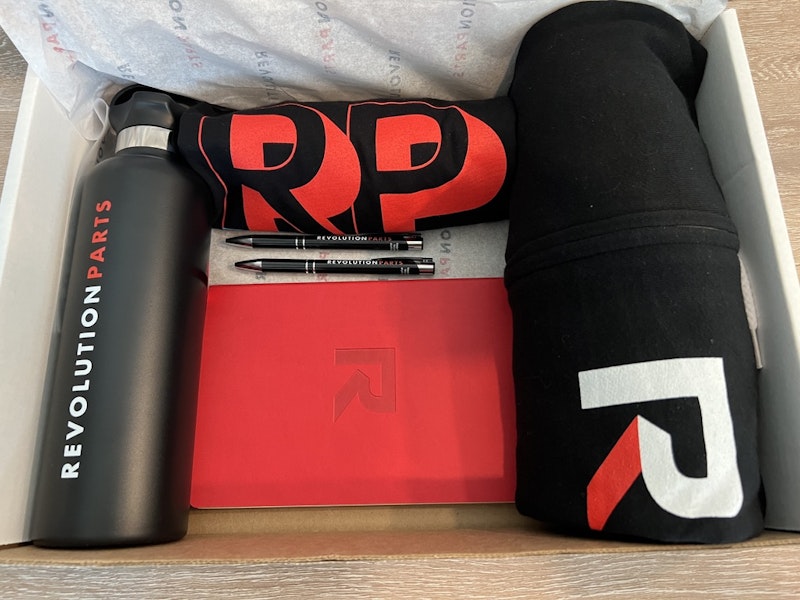 RevolutionParts swag box