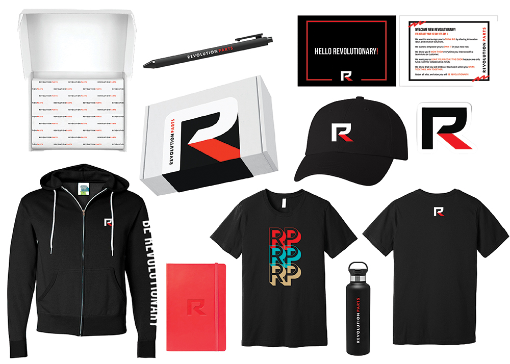 RevolutionParts Swag Box Items