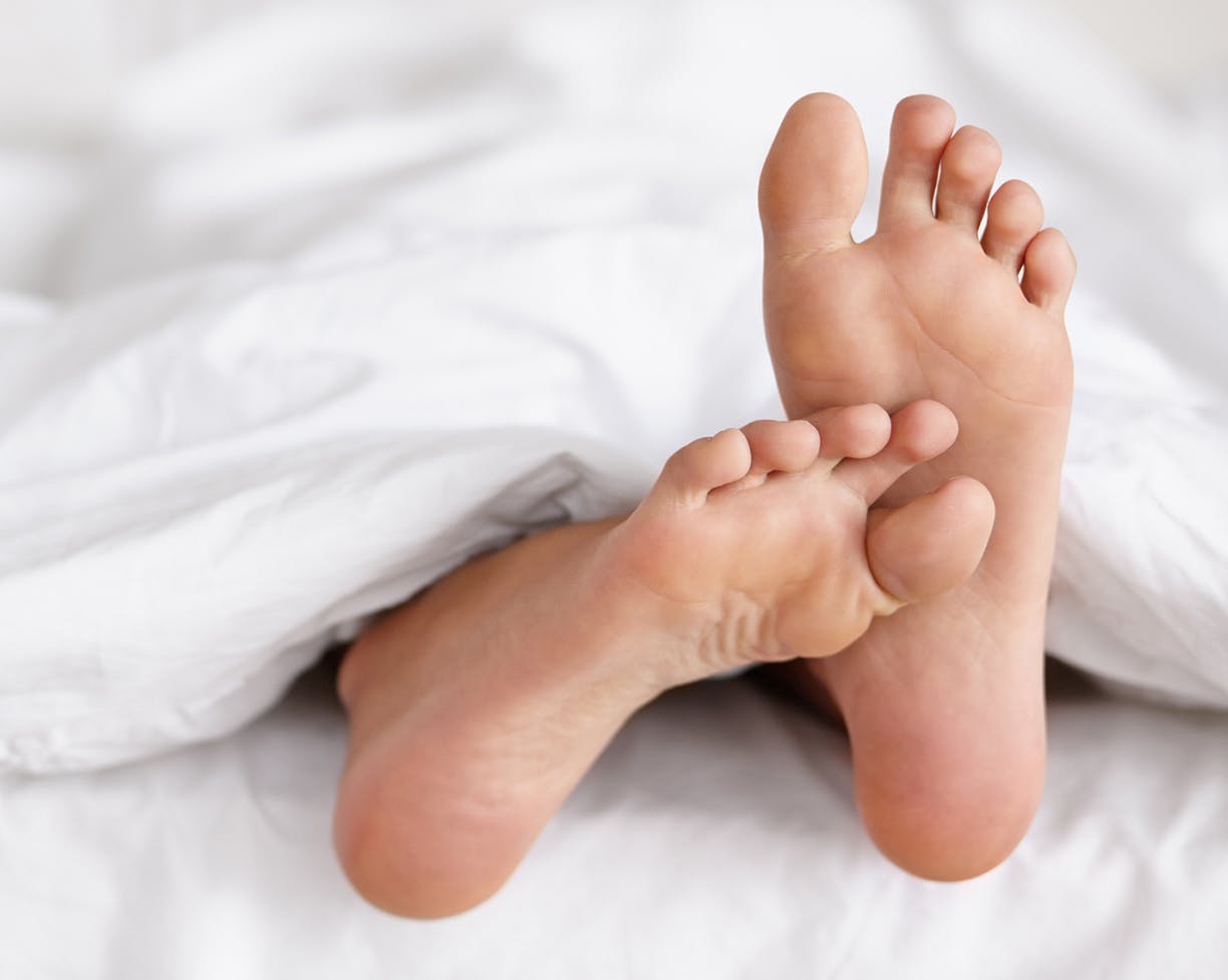 A person's feet