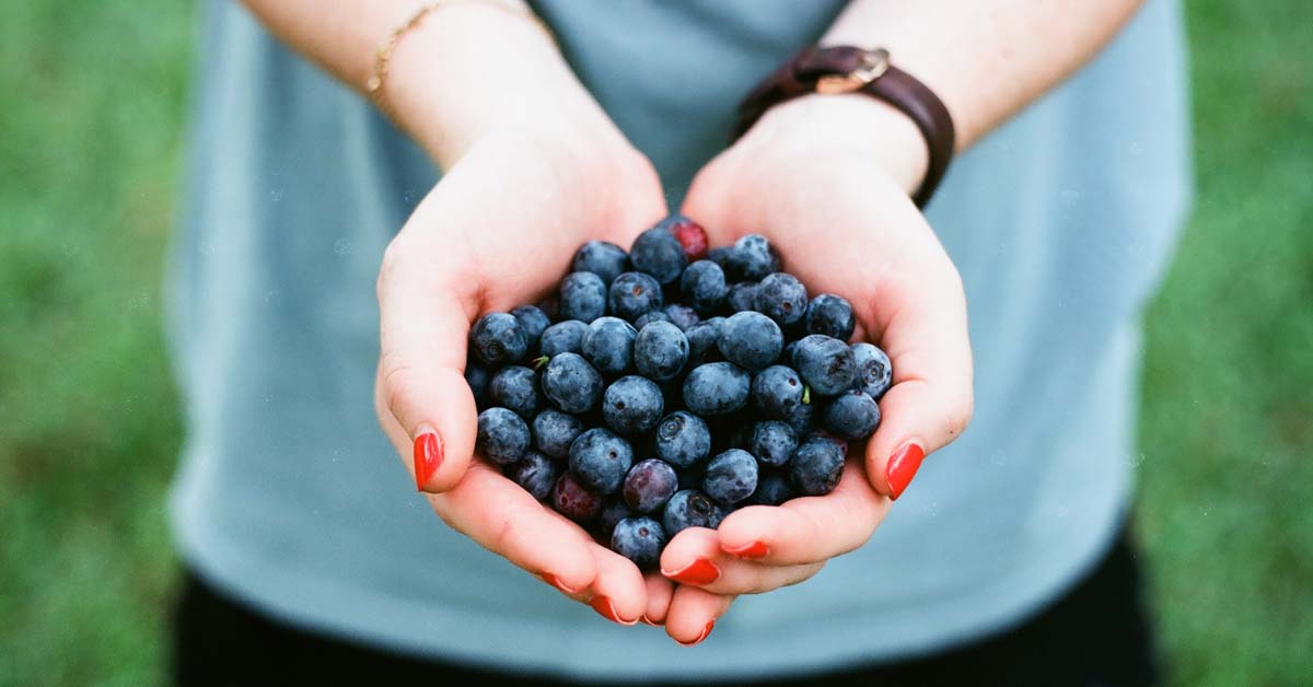 frozen blueberries