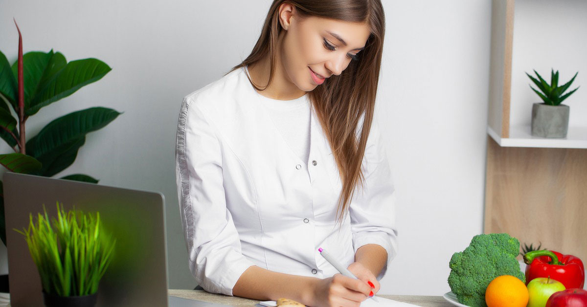 Woman writing