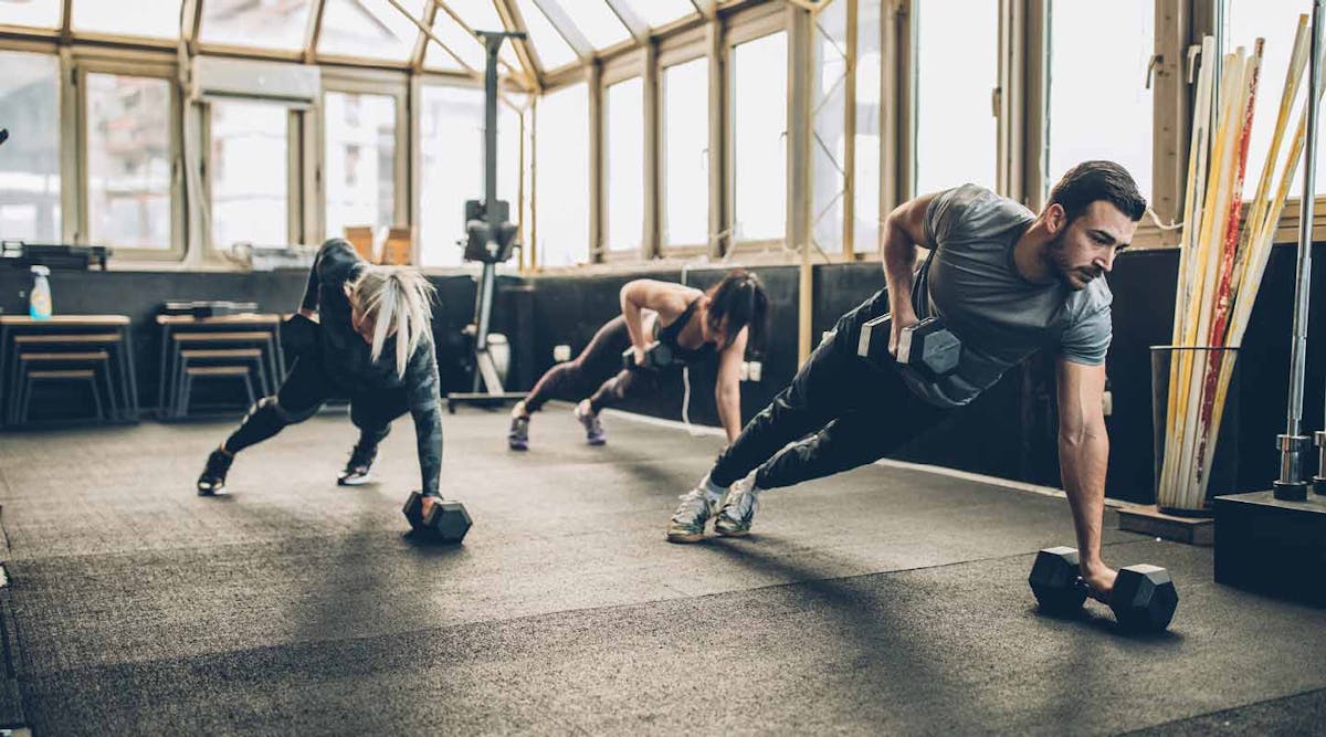 Group exercise workout