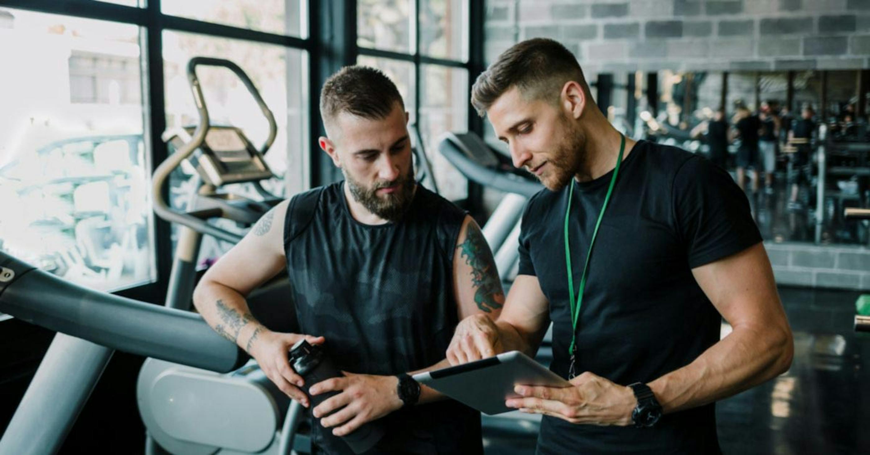 Personal trainers meeting