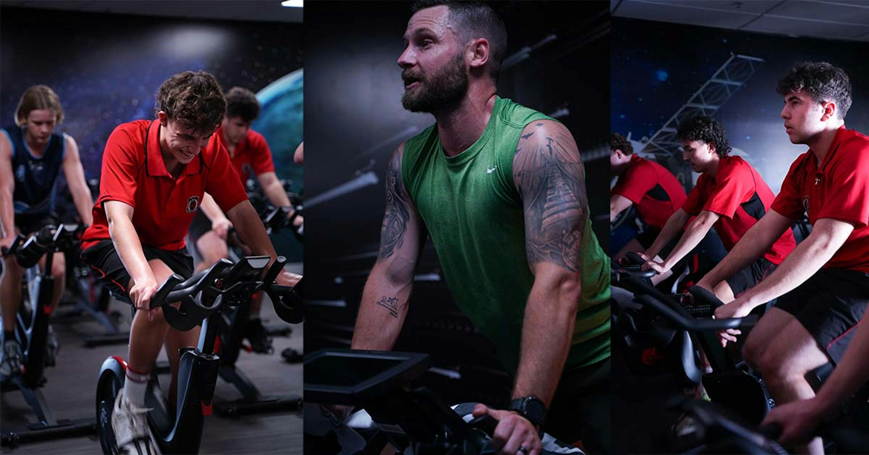 Simon Lucas and students