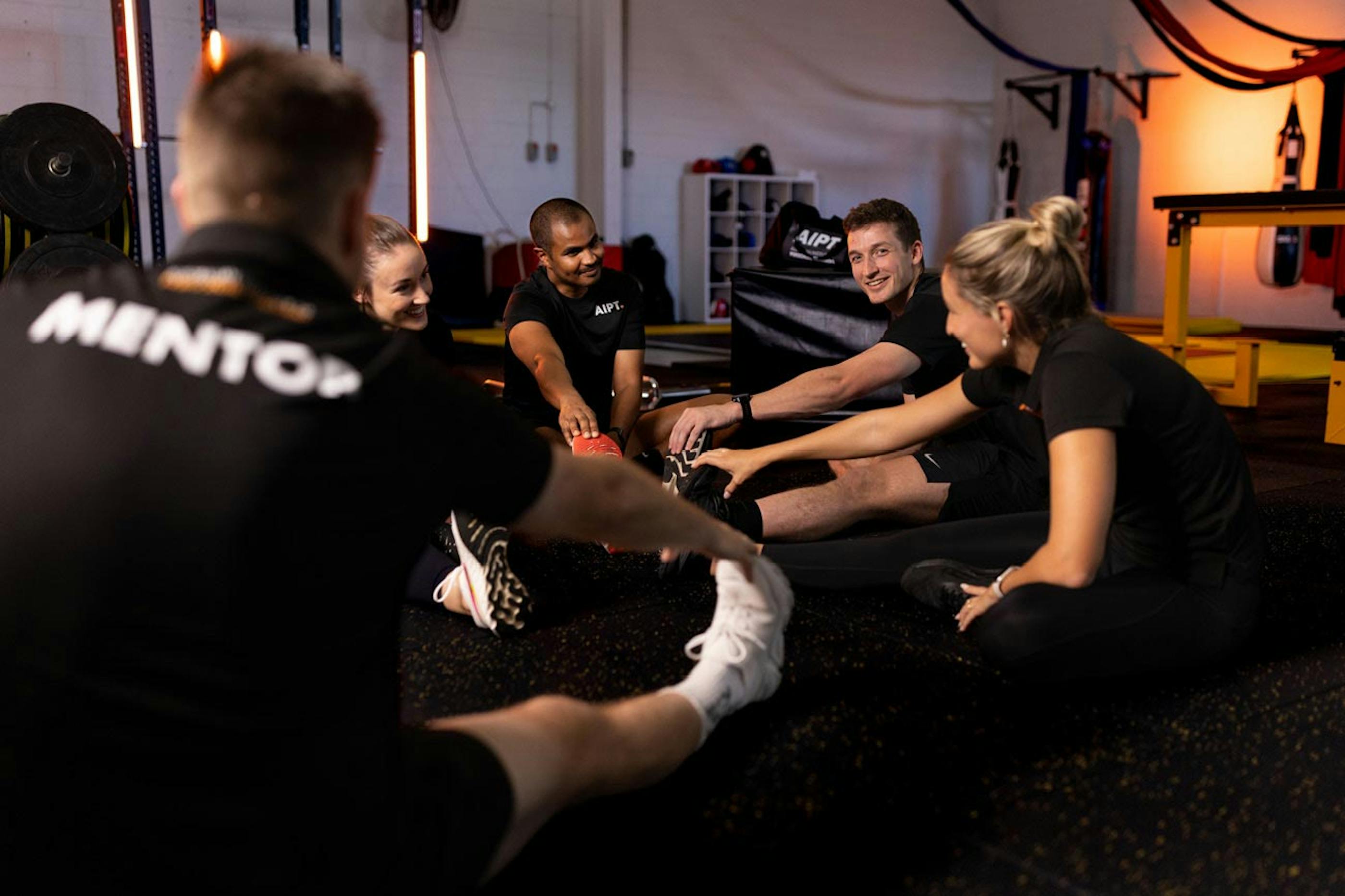 group stretching
