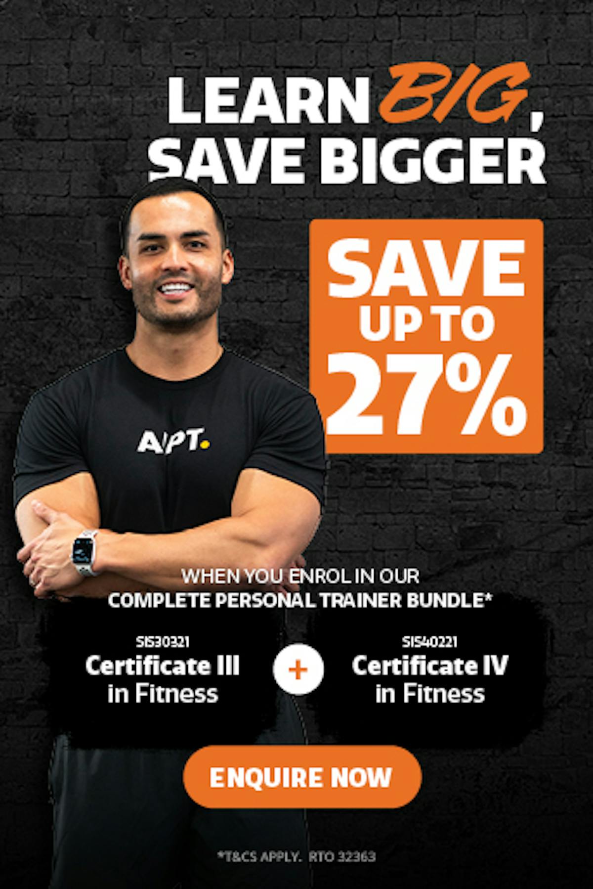 AIPT Trainer promoting upto 27% savings on Complete Personal Trainer Bundle