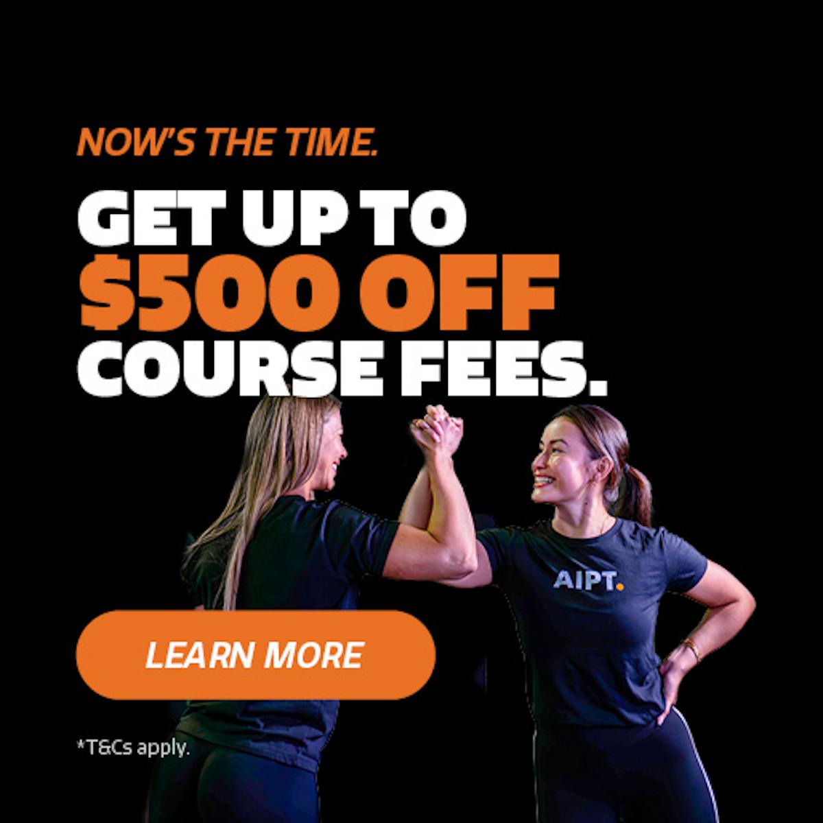 Become a PT today with AIPT campus club and save $500 off course fees.