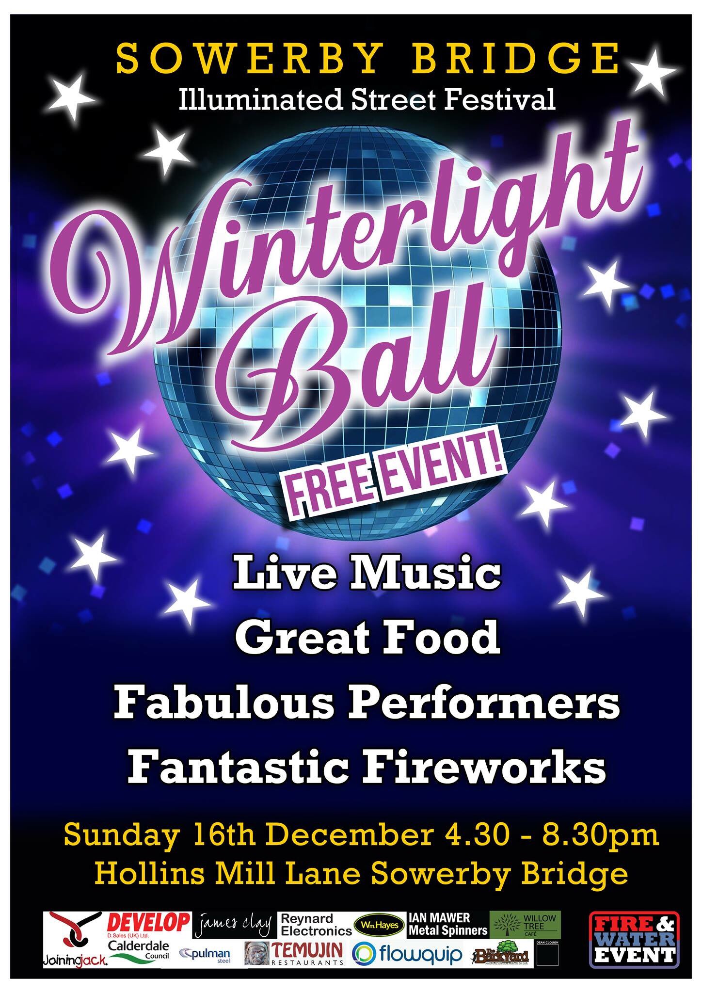 Winterlight Ball Illuminated Street Festival 2018 Sowerby Bridge