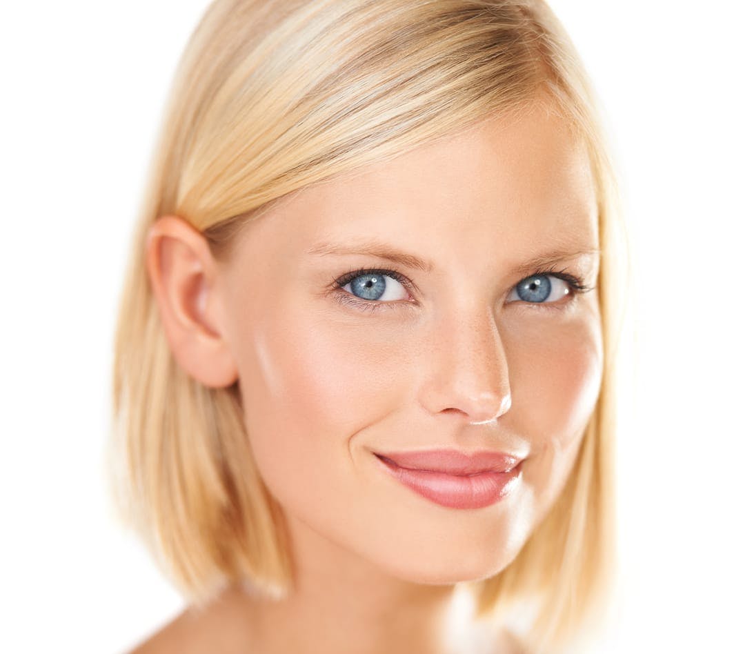 Woman smiling