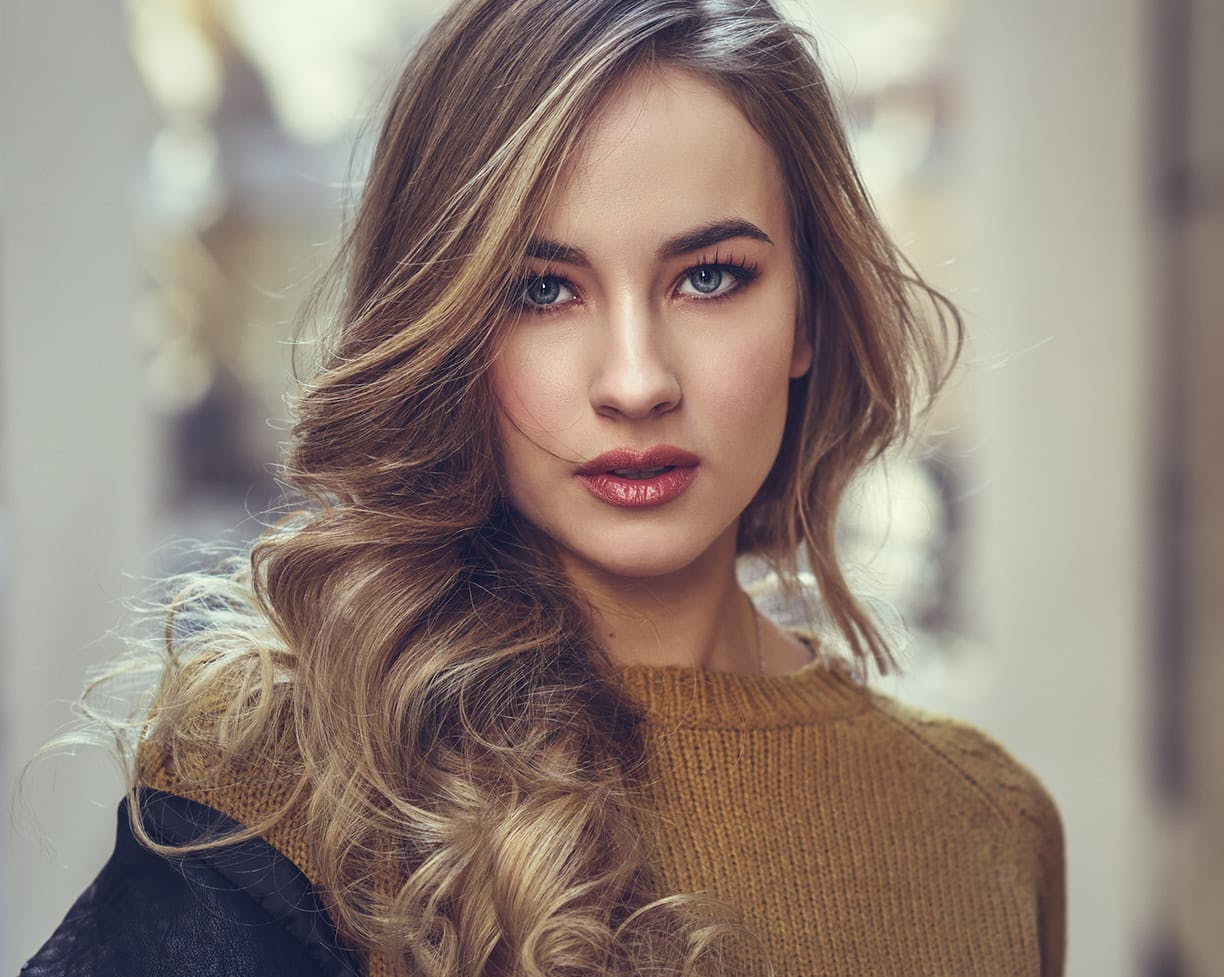woman in sweater