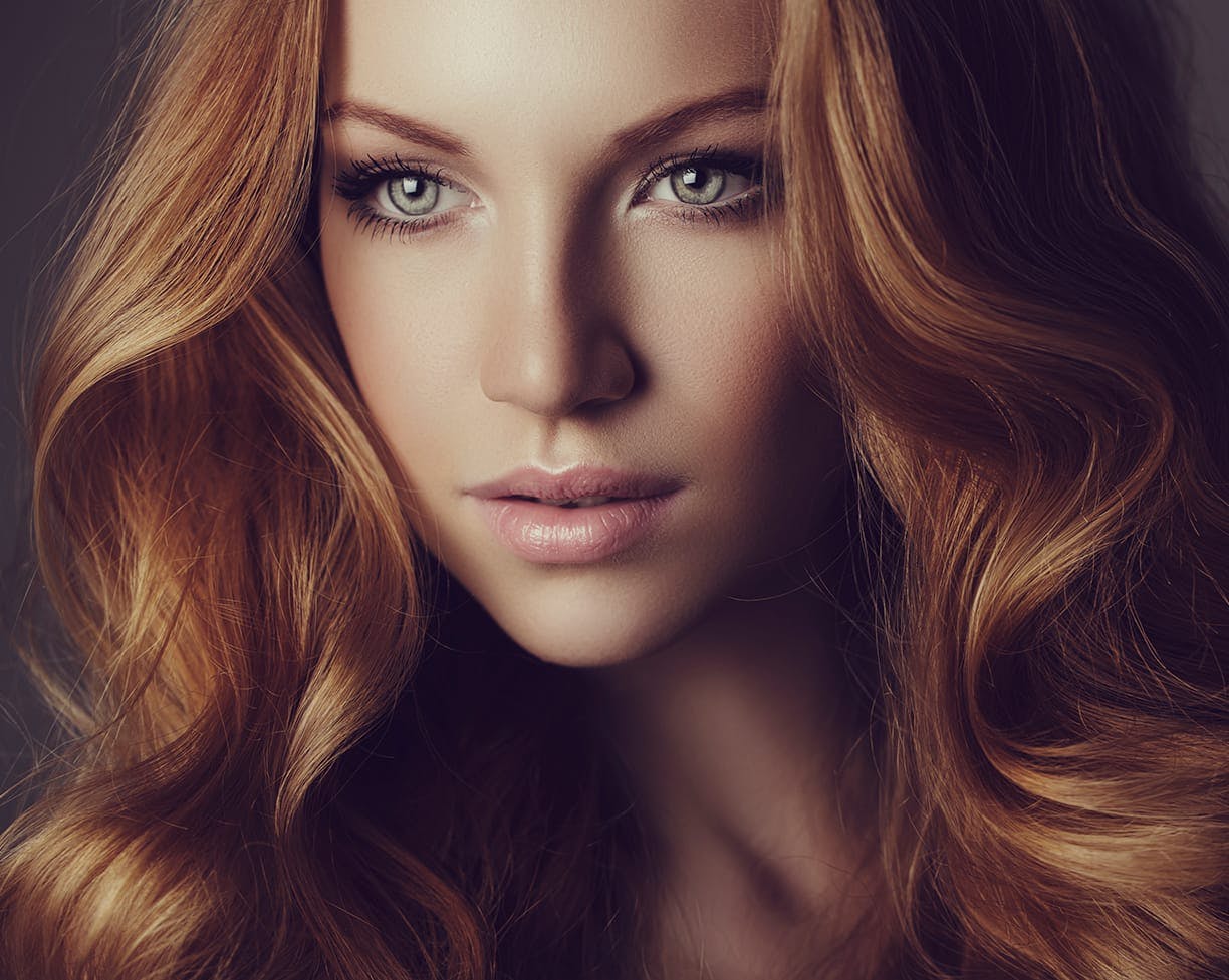 woman with red hair