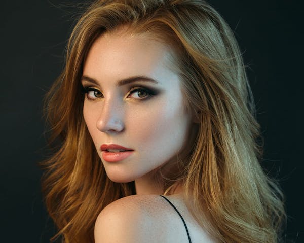 woman looking over shoulder