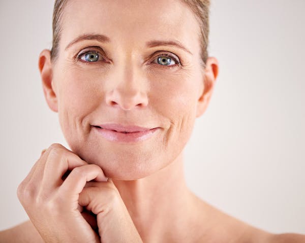 close up of woman smiling