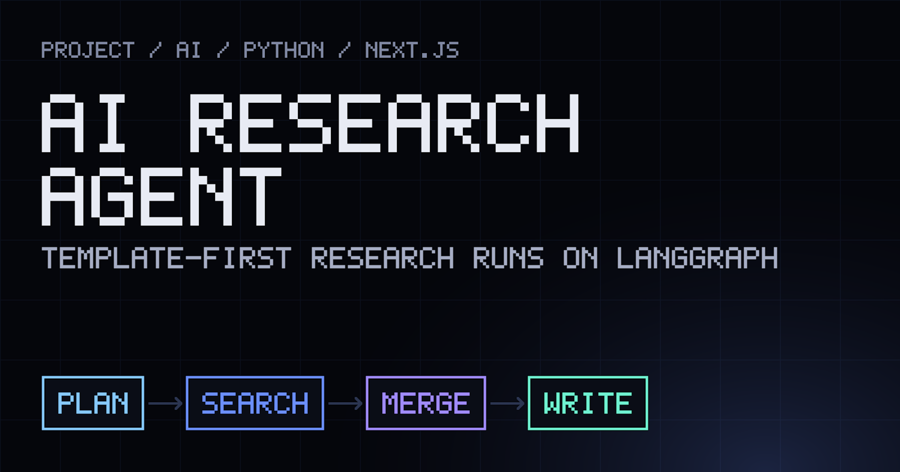 AI Research Agent: Template-First Research Runs on LangGraph cover