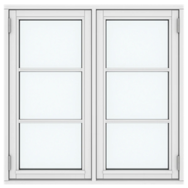 Dubbel altandörr - 15 rutor (med sidoljus) | Klar