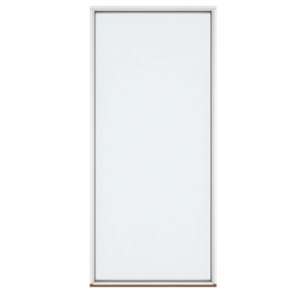 Fixed floor to ceiling windows
