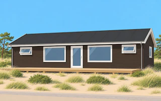 Illustration af sommerhus
