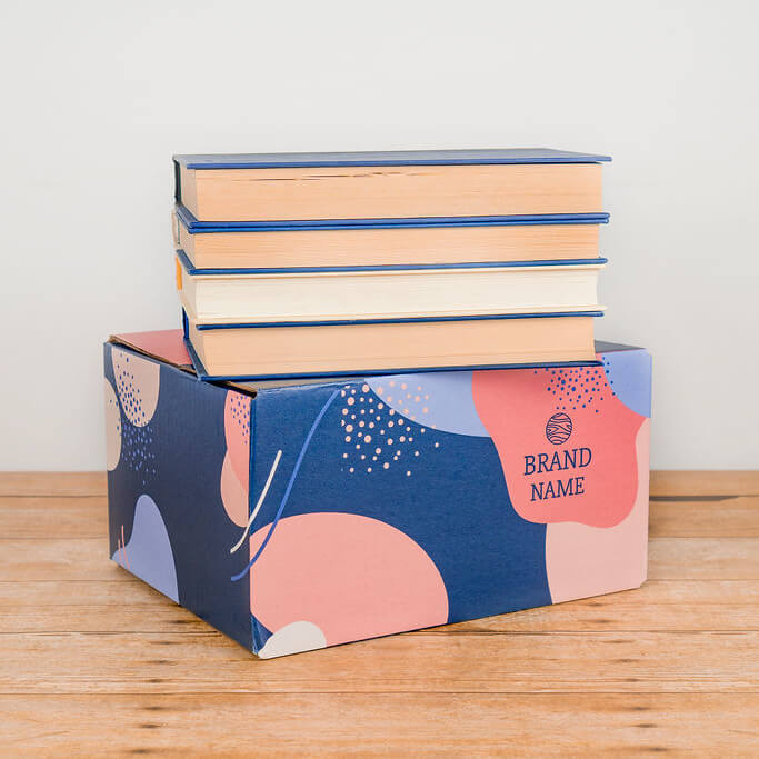 11x8.5x5.5 Shipping Box fits 4-5 large books