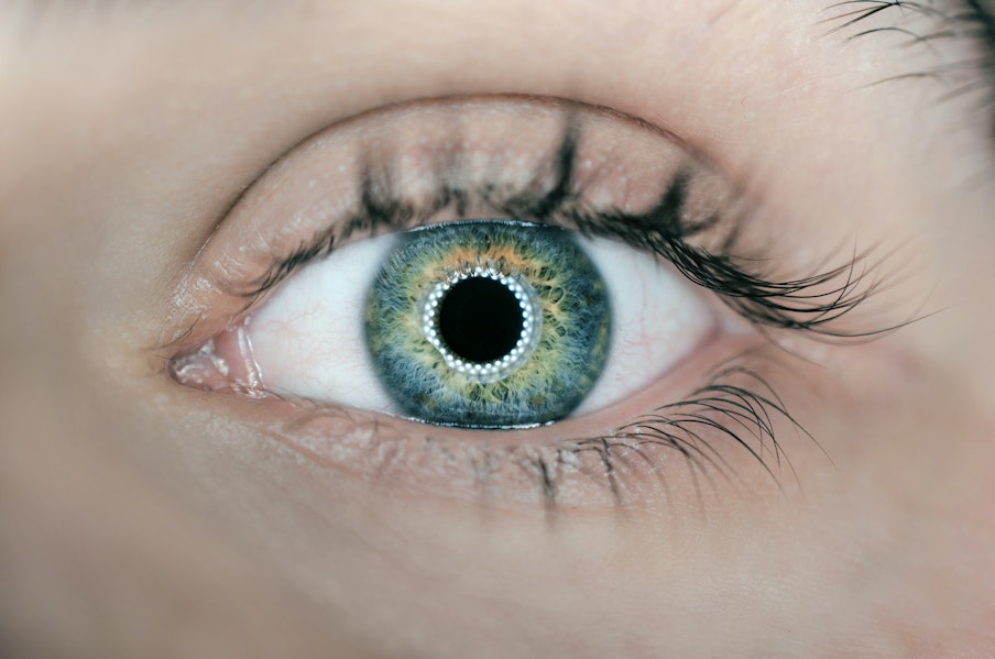 foto van een oog